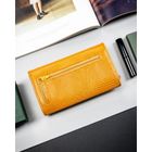 Portfel, jasnobrązowy, skóra ekologiczna, 4U Cavaldi