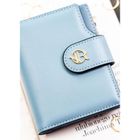 Portfel, niebieski, skóra ekologiczna, RFID, Rovicky