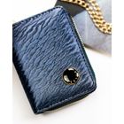 Portfel, niebieski, skóra naturalna i ekologiczna, Peterson