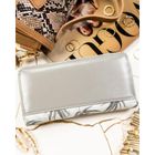 Portfel-piórnik, szary, skóra naturalna i ekologiczna, Peterson