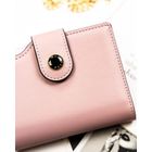 Portfel, różowy, skóra ekologiczna, RFID, Peterson