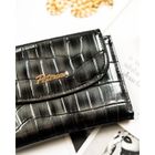 Portfel, szary, skóra ekologiczna, Peterson