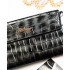 Portfel, szary, skóra ekologiczna, Peterson