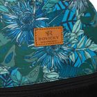 Portfel, zielono-niebieski, skórzany, Rovicky