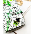 Portfel, zielony, skórzany, Peterson