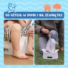 Potette, EasyGo, nocnik turystyczny, składany, jasnoszary
