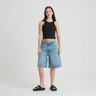 Prążkowany top z domieszką modalu NOWEAR