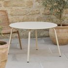 Progarden, okrągły stolik tarasowy, stalowy, 40-70 cm