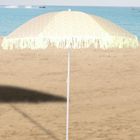 ProGarden, parasol plażowo-ogrodowy z frędzlami, żółty, 174 cm
