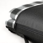 Promis, koc piknikowy, czarna krata, 200-200 cm