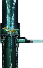 Prosperplast, rynnowy filtr do wody deszczowej, wewnętrzny