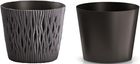 Prosperplast, Sandy Round, doniczka, antracyt, 22 cm