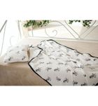 Pulp, Wesoła Zebra, kocyk muślinowy z lamówką, 100-120 cm