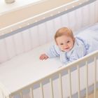 Purflo, Pur Air, oddychający ochraniacz do łóżeczka, Cloud Grey