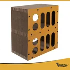 Purlov, drapak dla kota, dwupiętrowy, domek