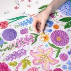 Puzzlove, CzuCzu, Kwiaty ogrodowe, puzzle, 1000 elementów