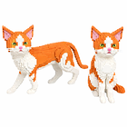 QBI, Kot 2w1 z dźwiękiem, klocki konstrukcyjne, 2341 elementów