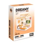 QBI, miniaturowy domek LED, pokój puzzle 3D, 92 elementów