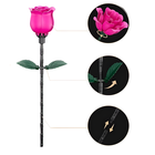 QBI, otwierana czerwona róża, klocki konstrukcyjne, 45 elementów