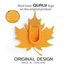 Qualy, bloker do drzwi, liść jesieni, czerwony