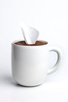Qualy, Maximug, podajnik na chusteczki, biało-brązowy