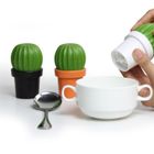 Qualy, Tasty Cactus, młynek do soli i pieprzu, biało-zielony