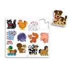 Quercetti, układanka magnetyczna, Farma