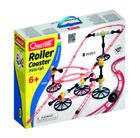 Quercetti, zestaw konstrukcyjny, tor kulkowy Roller Coaster Mini Rail, 150 elementów