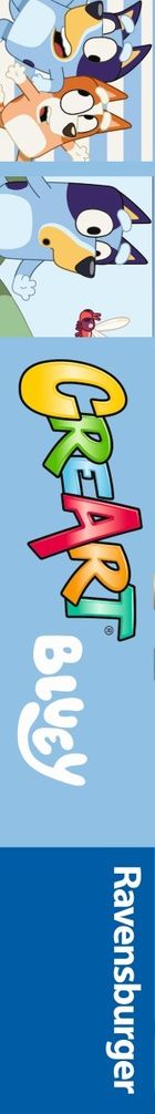 Ravensburger, CreArt, Bluey, malowanie po numerach