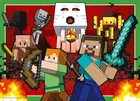 Ravensburger, Minecraft, puzzle, 4-100 elementów
