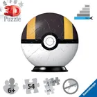Ravensburger, Pokemon, Czarna kula, puzzle 3D, 54 elementy