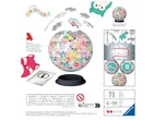 Ravensburger, Squishmallows, Kula, puzzle 3D, 73 elementy
