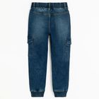 Regulowane jeansy pull on z przetarciami Cool Club