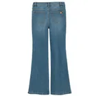 Regulowane spodnie jeansowe flare z przetarciami Cool Club