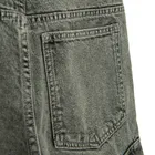 Regulowane szare jeansy wide leg cargo Cool Club