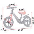 Ricokids, Funnu, rowerek biegowy dla dzieci, czarny