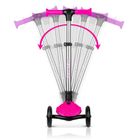 Ricokids, Jelly, hulajnoga 3-kołowa, balansowa, świecąca w ciemności, różowa