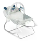 Ricokids, leżaczek bujaczek z wibracją, szary