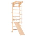 Rinagym, drabinka gimnastyczna, Eco-pine+slide, naturalny