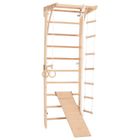 Rinagym, drewniana drabinka gimnastyczna, Kinder 3, naturalny