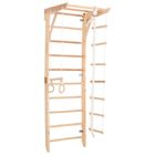 Rinagym, drewniana drabinka gimnastyczna, naturalny