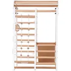 Rinagym, drewniany trójkąt gimnastyczny, wspinaczkowy, biały