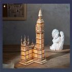 Robotime, Big Ben, puzzle drewniane 3D, LED, 220 elementów