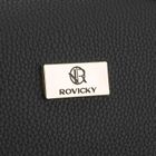 Rovicky, kosmetyczka, skóra ekologiczna, czarna