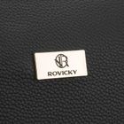 Rovicky, kosmetyczka, skóra ekologiczna, czarna