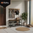 Ruhhy, regał na buty z wieszakiem, 73 cm