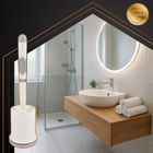 Ruhhy, szczotka silikonowa, do łazienki, biała, 25881