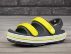 Sandały dziecięce, szare, Crocs Crocband Cruiser
