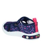 Sandały dziewczęce, granatowe, American Club