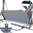 Saska Garden, huśtawka ogrodowa, 3-osobowa